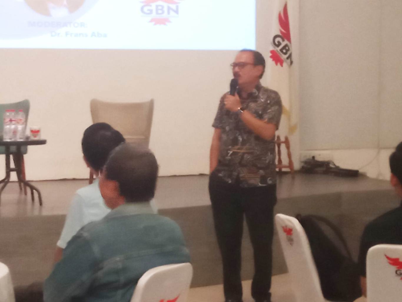 Ketua Umum GBN memberikan kata sambutan