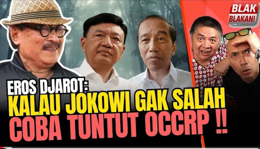 Erros Djarot: Kalau Jokowi Gak Salah, Coba Tuntut OCCRP