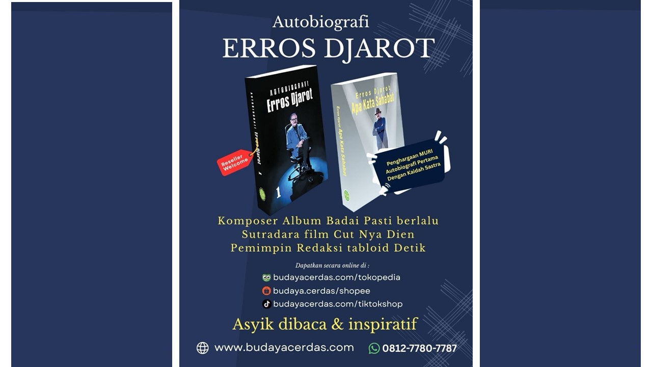 Buku Autobiografi Erros Djarot -  Promo Bundling