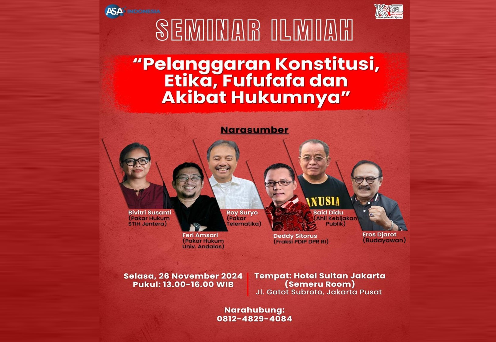 Pelanggaran Konstitusi, Etika, Fufufafa & Akibat Hukumnya