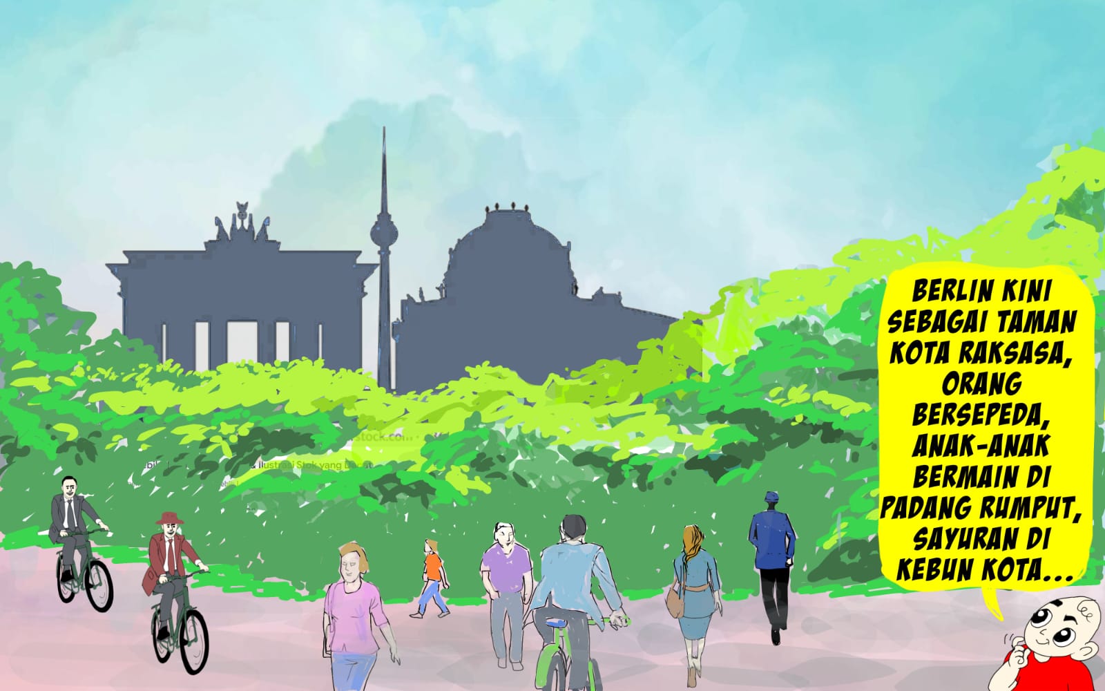 Dari Tembok Berlin ke Ruang Hijau