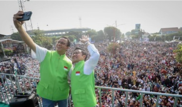 Cak Imin Sebut Peserta 'Mlaku Bareng AMIN' di Sidoarjo, Jatim Capai 1,2 Juta Orang 