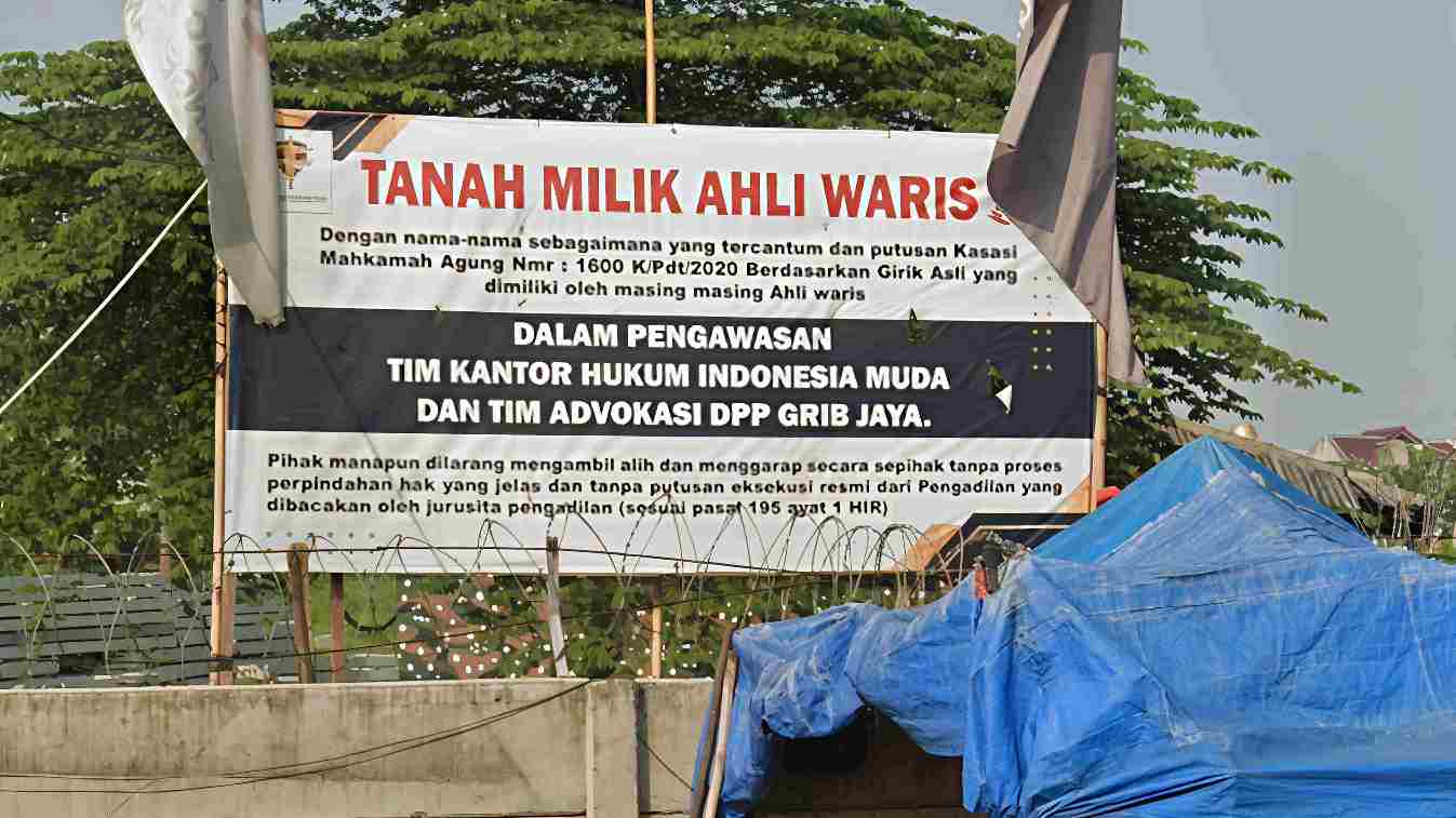 Duduki Lahan Milik BMKG, Ormas GRIB Jaya Minta Ganti Rugi Rp5 Miliar 