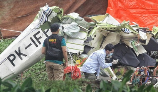 Korban Pesawat Jatuh di Serpong Sempat Minta Tolong Sebelum Tewas